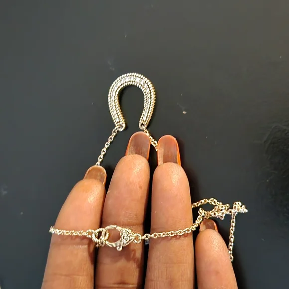 Judith Ripka 18inch Horseshoe Necklace - Picture 9 of 16